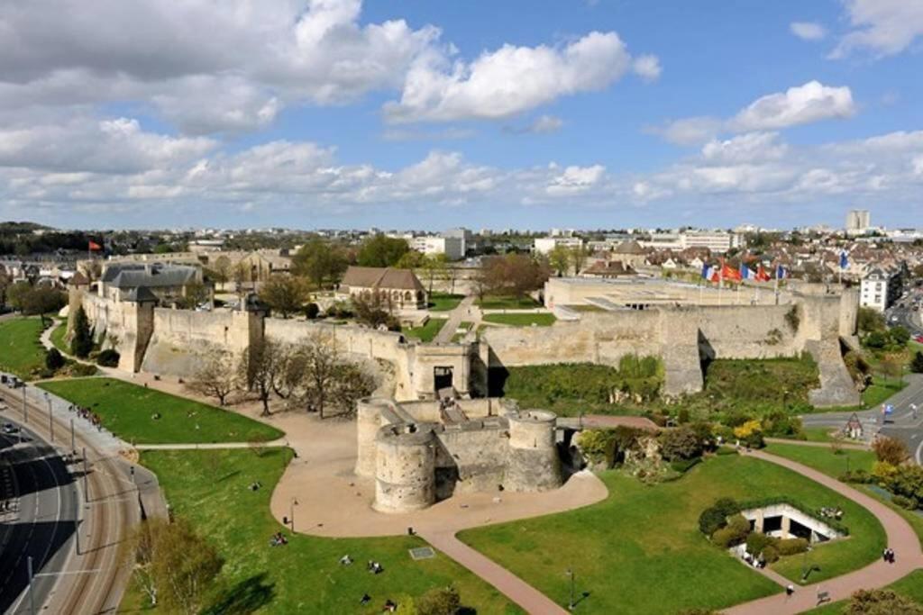Appt Premium Centre Chateau Terrasse 2 Chambres 6P Vue Exceptionnelle Caen Exteriör bild