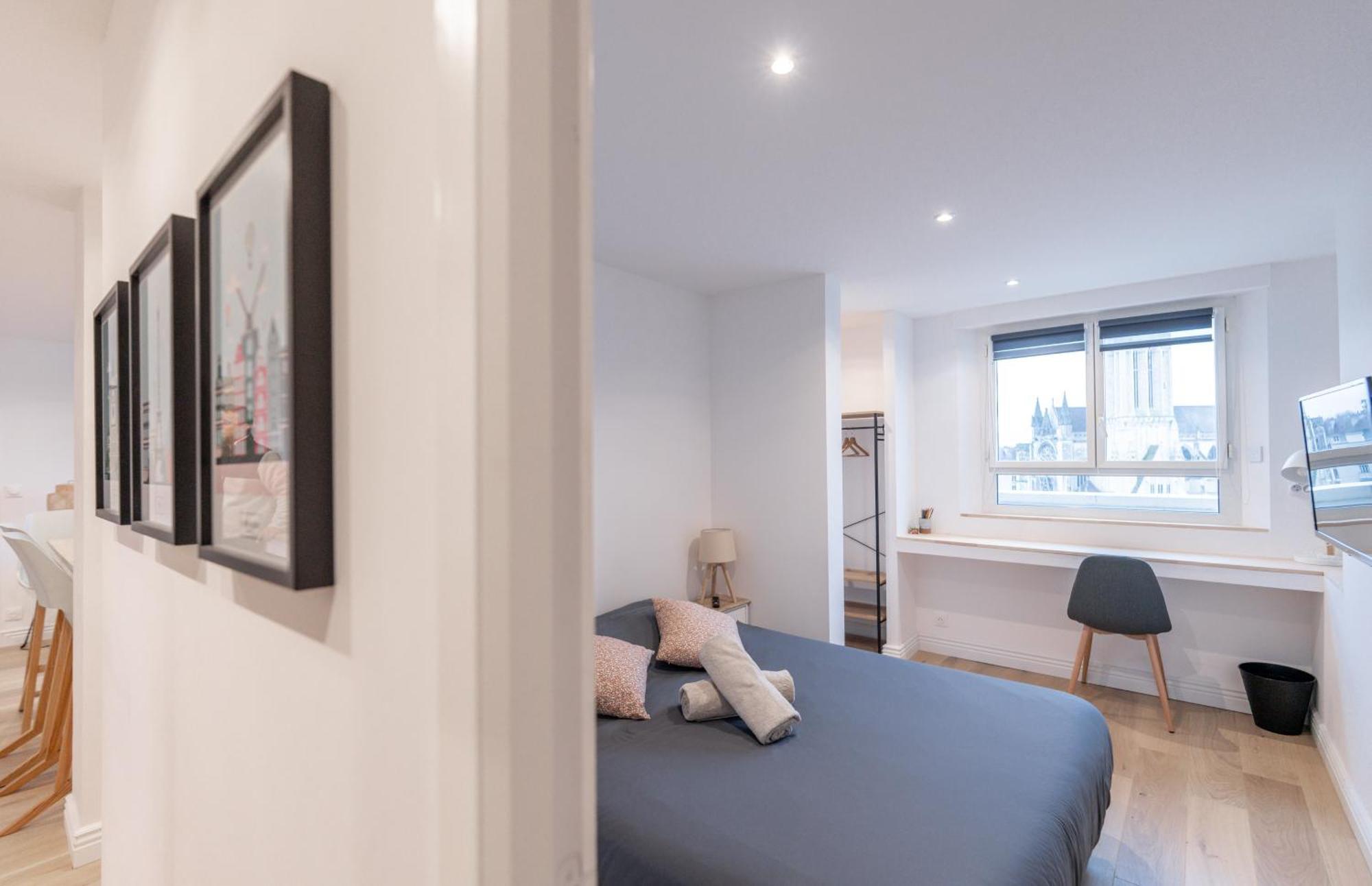 Appt Premium Centre Chateau Terrasse 2 Chambres 6P Vue Exceptionnelle Caen Exteriör bild